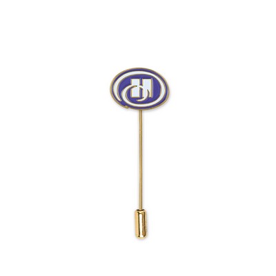 Soft Enamel Lapel Pin w/Scarf Pin (Up to 1")